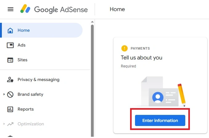 Step#4 अपनी Personal Information भरें