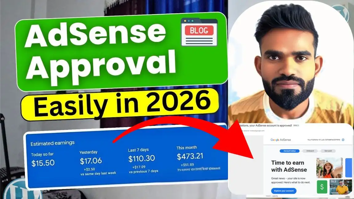 2026 में 100% 24 घंटे में Google AdSense Approval Kaise Paye – Pro Tips & Tricks