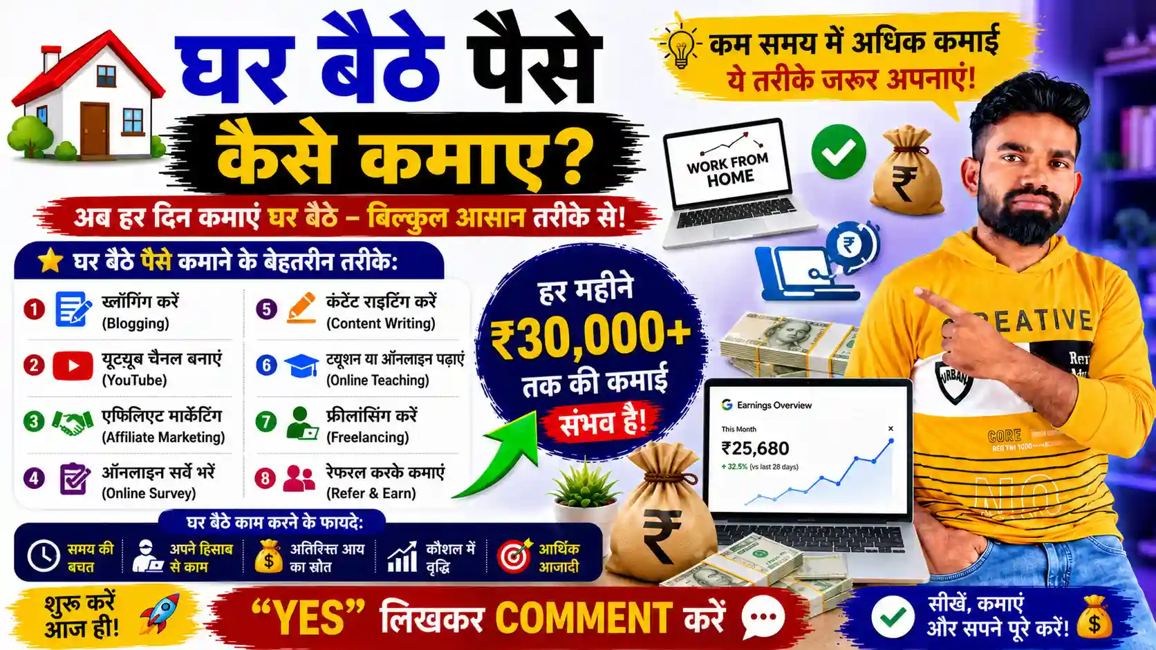 Ghar Baithe Paise Kaise Kamaye