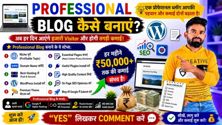 Professional Blog Kaise Banaye