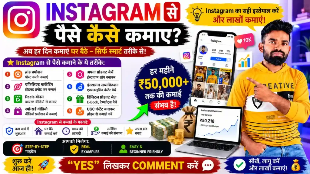 Instagram Se Paise Kaise Kamaye